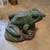Antique cast concrete frog fountain statue 2 thumbnail