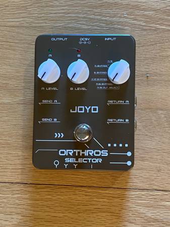 Price drop: Joyo Orthros JF-24 line selector A/B pedal, excell, w/ box 1