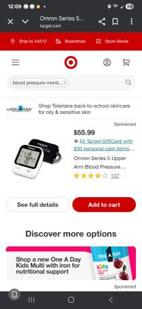 Omron series 5 upper arm blood pressure 1