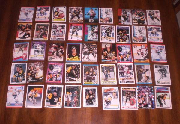 45 DIFFERENT Penguins Mario Lemieux Hockey Cards 1
