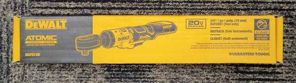 DeWalt Atomic 20volt Max 3/8" RATCHET N.I.B. 1