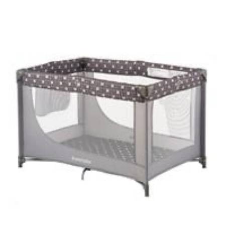 Pamo Babe Portable Crib Baby Playpen with Mattress and Carry Bag Grey (New in Bo 1