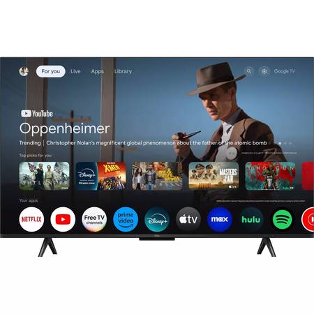 TCL 55" 4K UHD Smart TV (w/ Wall Mount Kit) 1