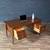 Mid-Century Danish Modern Walnut Executive Desk by Gunnar Schwartz, c. 2 thumbnail
