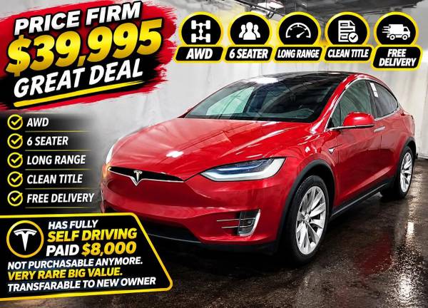 2021 Tesla Model X Long Range Plus Sport Utility 4D 1