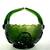 Vintage Boyd Green Glass Split Handle Basket 4.5” 2 thumbnail