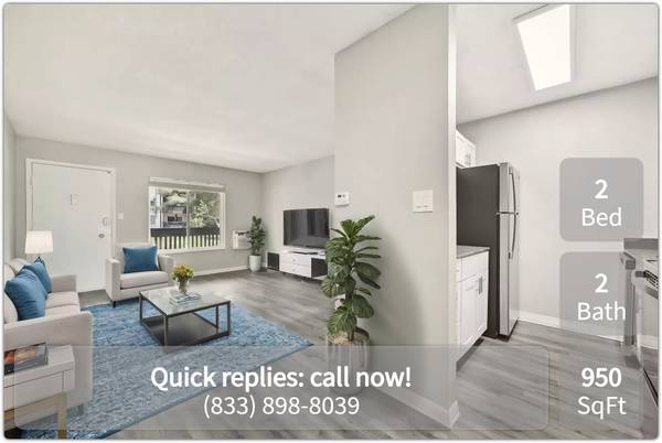 Wow! This 2 Bedroom is simply stunning! Visit today! 950 Sq Ft! 1