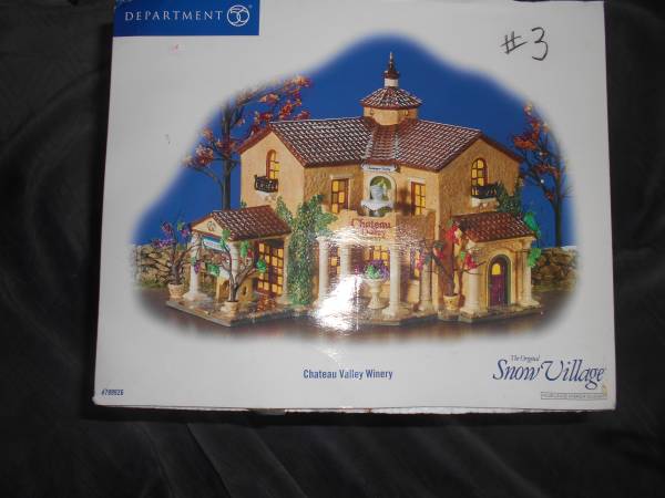 Department 56, Chateau Valley Winery, The Original Snow Village 1
