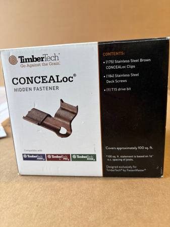 TimberTech CONCEALoc Hidden Fastener 1