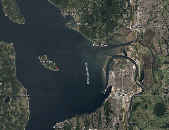$179,000 / 15246ft2 - Beachfront Property with Panoramic Views! (Hat Island, WA)64183774561026122