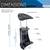 Adjustable height rolling laptop stand / desk 2 thumbnail