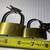 Brass Padlocks, 2x - NOS 1 thumbnail