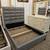Gray Full Size Upholstered Bed Frame 1 thumbnail