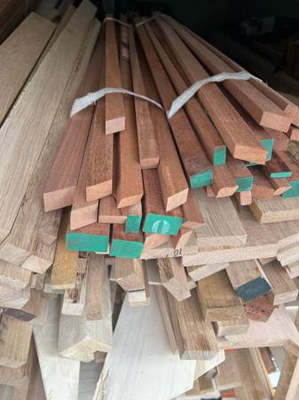 MAHOGANY STRIPS CUT OFF BOARDS GREAT FOR CUTTIMG BOARDS 1