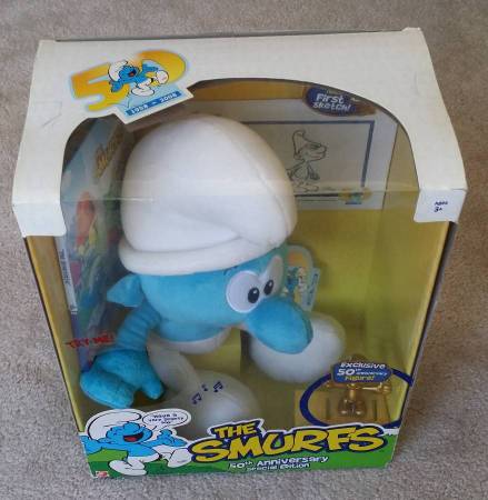 50th Anniversary Special Edition Smurf  (NIB) 1