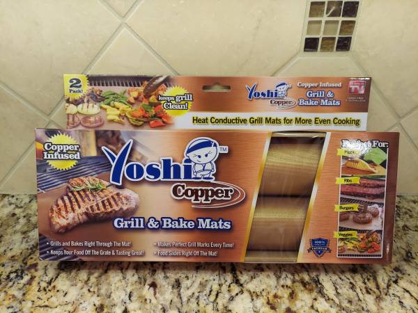Yoshi Copper Grill and Bake Mats 1