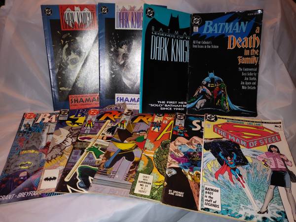 Comics Superman Batman Robin Dark Knight 1989 1990 1991 1