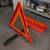 Set of 3 NIB TRAILER TRIANGLE WARNING REFLECTORS 2 thumbnail