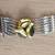Banana Republic silver bracelet with yellow stones 8 thumbnail