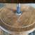 Antique Round Oak PIANO STOOL Glass Ball Feet 7 thumbnail