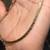 18 inches of 14K Yellow Gold Herringbone Necklace that goes around 6 thumbnail