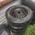 4   snow tires on  rims 1 thumbnail
