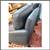Hancock & Moore Reserve Navy Blue Leather Lounge Chairs, Pair 6 thumbnail