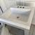 Light Grey 18 inches Bathroom Vanity Cabinet + white porcelain sink 8 thumbnail