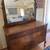 Gorgeous Antique Tiger Wood Dresser with Swivel Mirror and Original Hardware 2 thumbnail