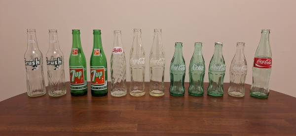 Old Vintage Pop Bottles 1