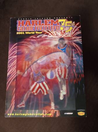 Harlem Globetrotters 75th Anniversary 2001 tour book 1