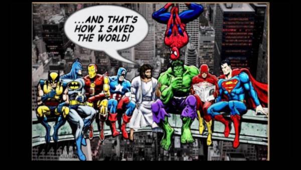 wanted--Jesus with the super heroes 1
