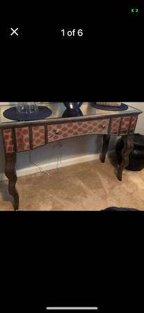 Uttermost Mirrored Sofa/Vanity Table/Desk 1
