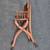 Victorian Tiger Oak Cane Convertible Mechanical High Chair Stroller 6 thumbnail
