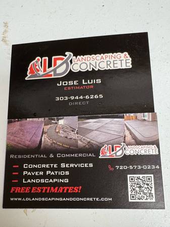 Landscaping and concrete services 1