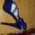 Women Platform High Heels Pumps Stilettos Blue Suede Party Shoes 5 thumbnail