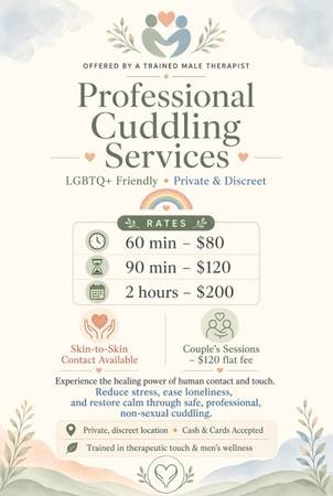 Professional Cuddling Services 1