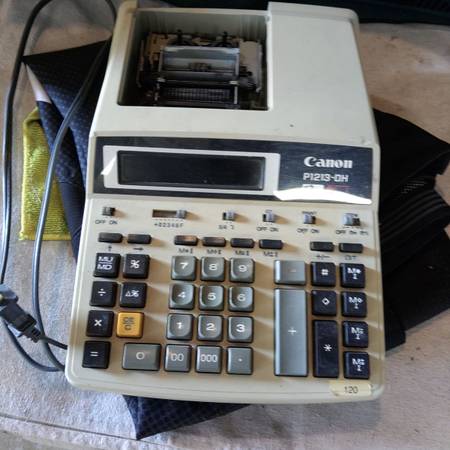 Canon calculator 1