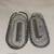 Silver Metal Wire Serving Baskets with Gold  Accent 2 thumbnail