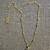 Faux pearls& faux diamonds basket necklace 2 thumbnail