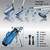 New Golf Set 8-10 Years Old Children Golf Club 5-Piece Set, Blue & Bla 4 thumbnail
