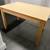 Vintage wood kids school table used as coffee table 1 thumbnail