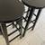 Classic Round-Seat 29 Inch Kitchen Counter/Bar Stools, Black, Set of 2 2 thumbnail