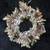 Glittery Gold-Tone Snowflake Wreath Style Ornament/Candle Rings - FOUR 6 thumbnail