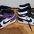 2 Retro High Court Purple / Black / White Basketball Shoes (Mens Sz 9) 1 thumbnail