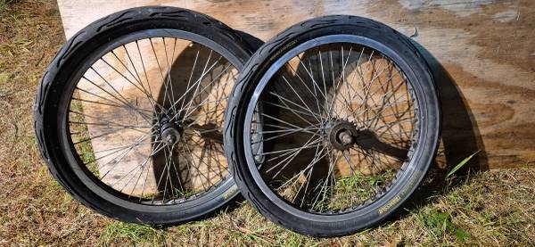 Mid School Mongoose Wheels, Tires, Tubes, Freewheel 1