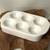 Ceramic 6 Egg Cups Tray Plate Holder Refrigerator Container 1 thumbnail