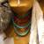 Handmade Native American style wall art with antlers 5 thumbnail