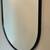 NEW French Black Metal Frame Oval Wall Mirror, Minimalist Modern Decor 4 thumbnail