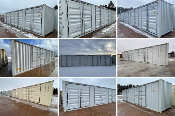 Multiple 40' Multi Door Shipping Containers & Small Office Cubes—Bid! 1